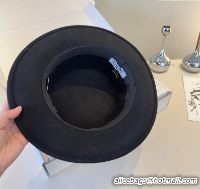 Well Crafted Loewe Wool Felt Hat L103011 Black 2025