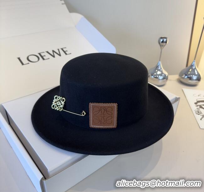 Well Crafted Loewe Wool Felt Hat L103011 Black 2025