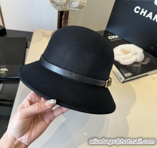 Luxury Discount Celine Wool Hat C103014 Black 2025