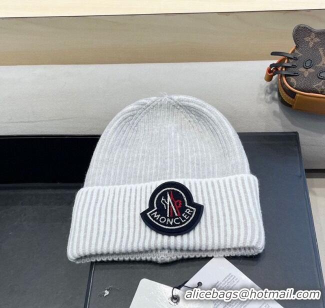 Well Crafted Moncler Knit Hat ML111101 Grey 2025