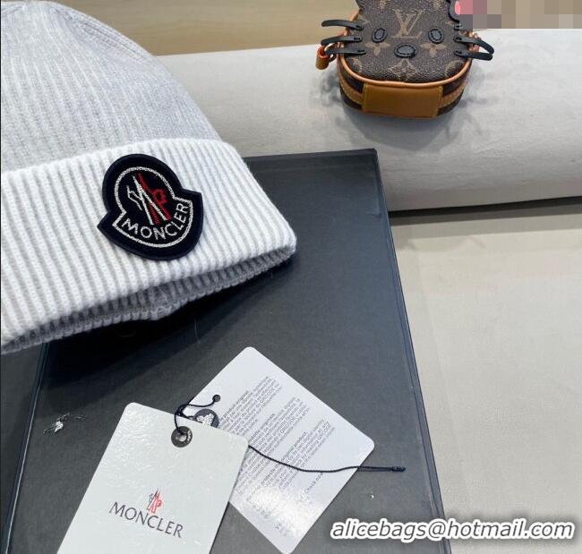 Well Crafted Moncler Knit Hat ML111101 Grey 2025