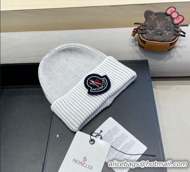 Well Crafted Moncler Knit Hat ML111101 Grey 2025