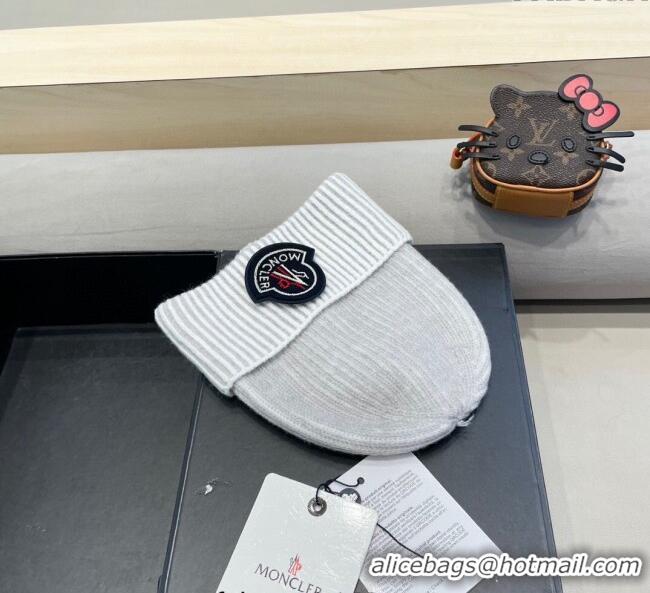 Well Crafted Moncler Knit Hat ML111101 Grey 2025