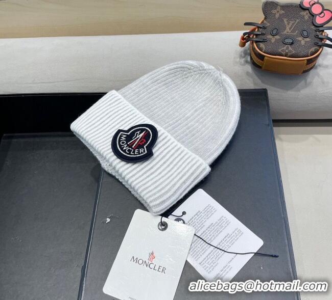 Well Crafted Moncler Knit Hat ML111101 Grey 2025