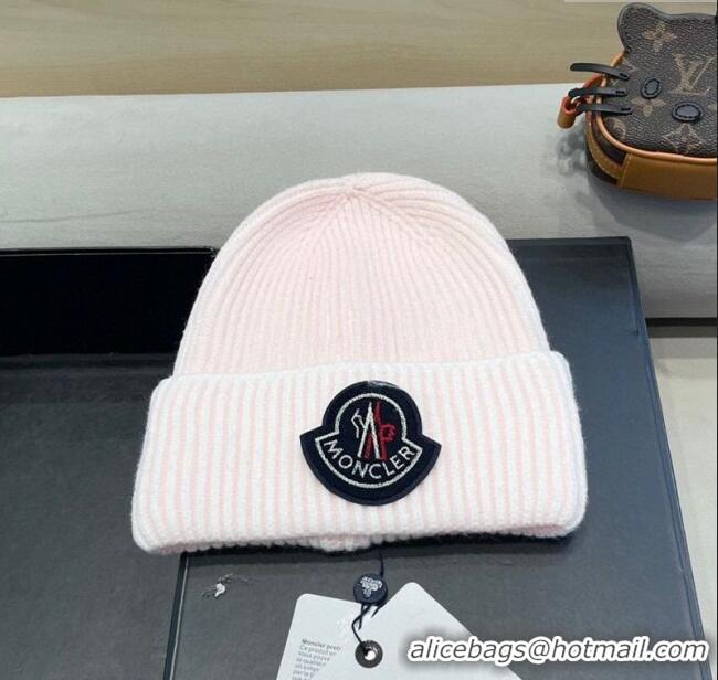 Top Quality Moncler Knit Hat ML111101 Pink 2025
