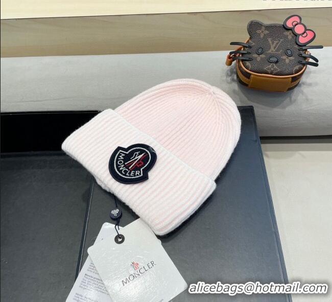 Top Quality Moncler Knit Hat ML111101 Pink 2025