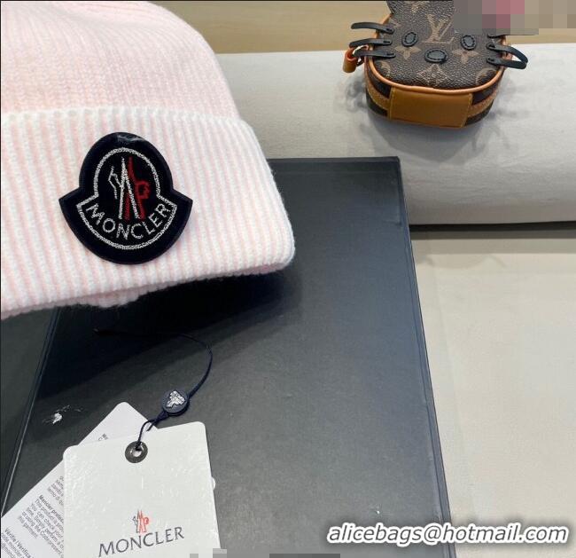 Top Quality Moncler Knit Hat ML111101 Pink 2025