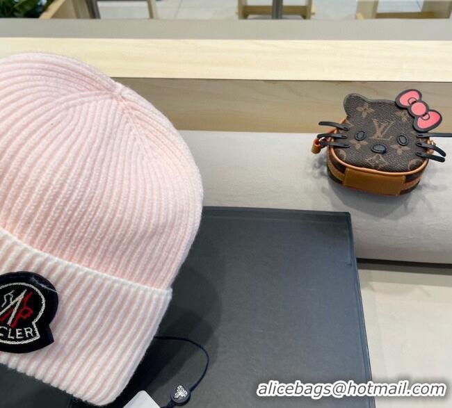Top Quality Moncler Knit Hat ML111101 Pink 2025