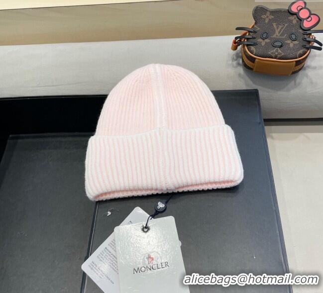 Top Quality Moncler Knit Hat ML111101 Pink 2025