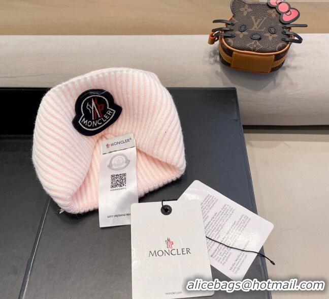 Top Quality Moncler Knit Hat ML111101 Pink 2025