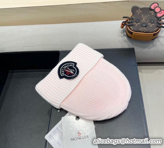 Top Quality Moncler Knit Hat ML111101 Pink 2025