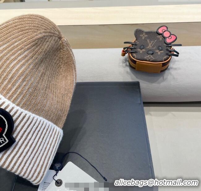Super Quality Moncler Knit Hat ML111101 Beige 2025