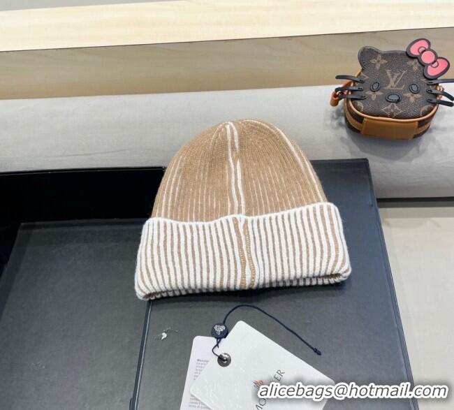 Super Quality Moncler Knit Hat ML111101 Beige 2025