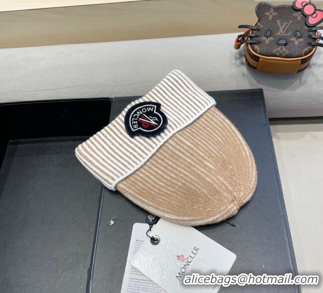 Super Quality Moncler Knit Hat ML111101 Beige 2025