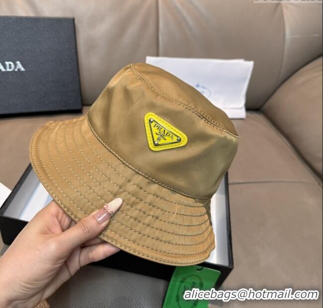Well Crafted Prada Nylon Bucket Hat P103106 Brown 2025