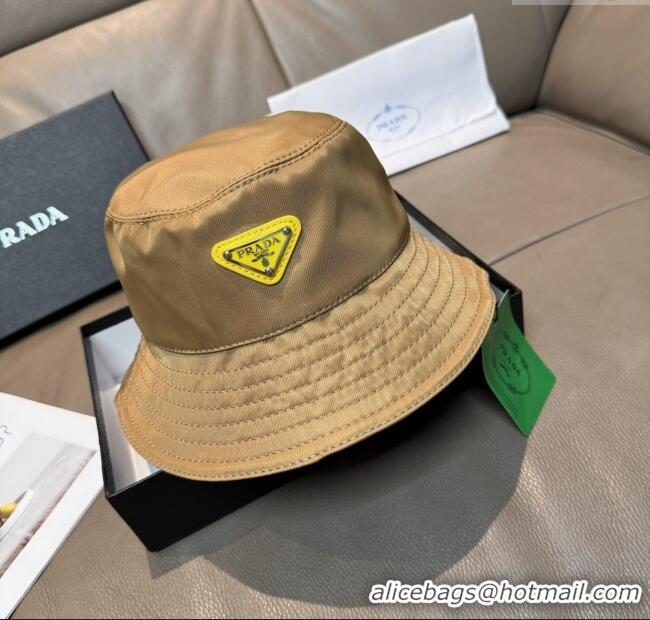 Well Crafted Prada Nylon Bucket Hat P103106 Brown 2025