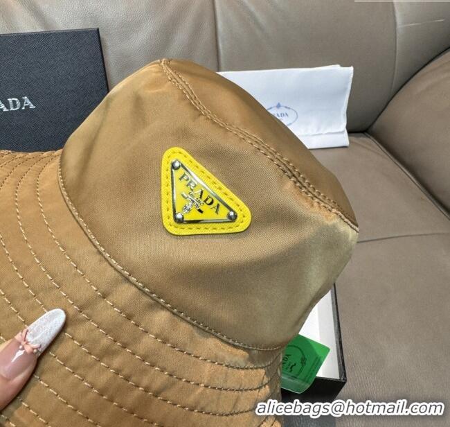 Well Crafted Prada Nylon Bucket Hat P103106 Brown 2025