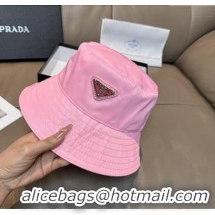 Market Sells Prada Nylon Bucket Hat P103108 Pink 2025