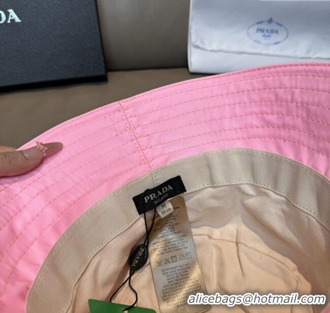 Market Sells Prada Nylon Bucket Hat P103108 Pink 2025