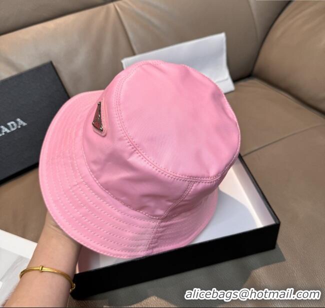 Market Sells Prada Nylon Bucket Hat P103108 Pink 2025