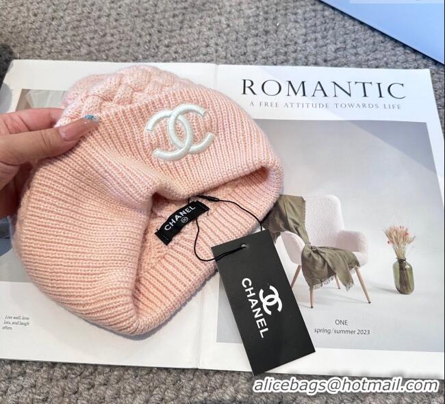 Reasonable Price Chanel Knit Hat CH111109 Pink 2025