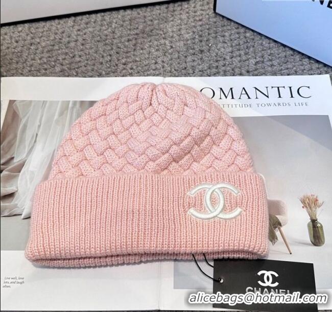 Reasonable Price Chanel Knit Hat CH111109 Pink 2025