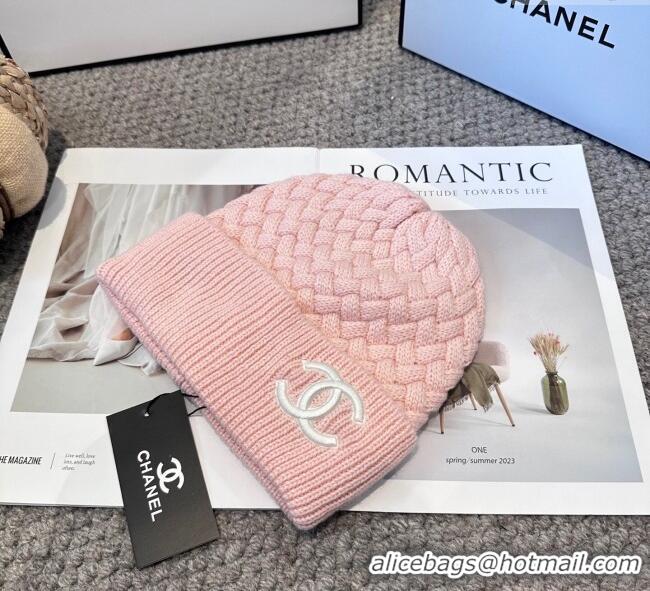 Reasonable Price Chanel Knit Hat CH111109 Pink 2025