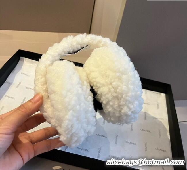 Luxury Discount Chanel Earmuff CH111204 White 2025
