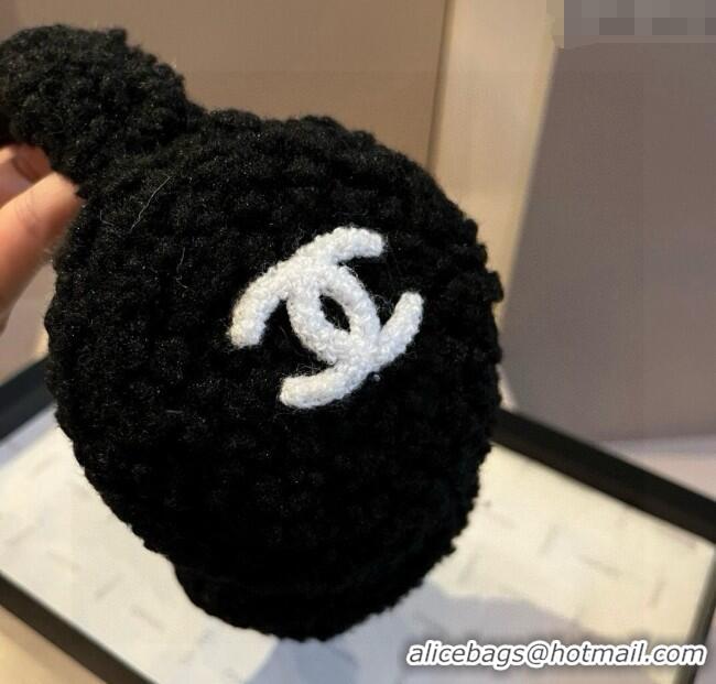 Well Crafted Discount Chanel Earmuff CH111204 Black 2025