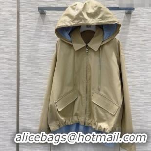 Luxury Cheap Loewe Jacket L82922 Beige/Blue 2025