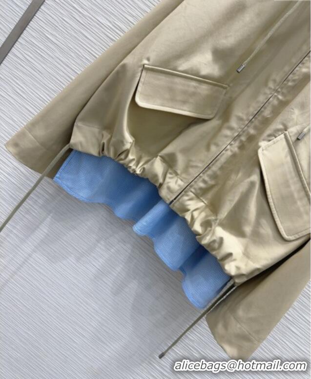 Luxury Cheap Loewe Jacket L82922 Beige/Blue 2025