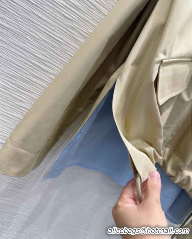 Luxury Cheap Loewe Jacket L82922 Beige/Blue 2025