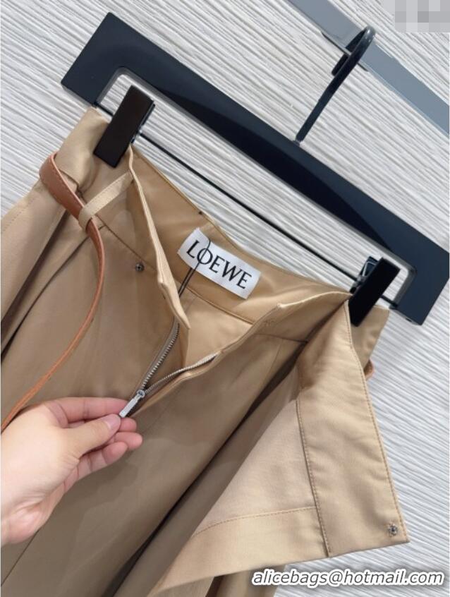 Reasonable Price Loewe Skirt CH090490 Khaki 2025
