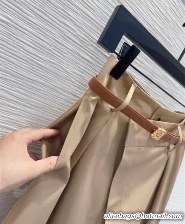 Reasonable Price Loewe Skirt CH090490 Khaki 2025