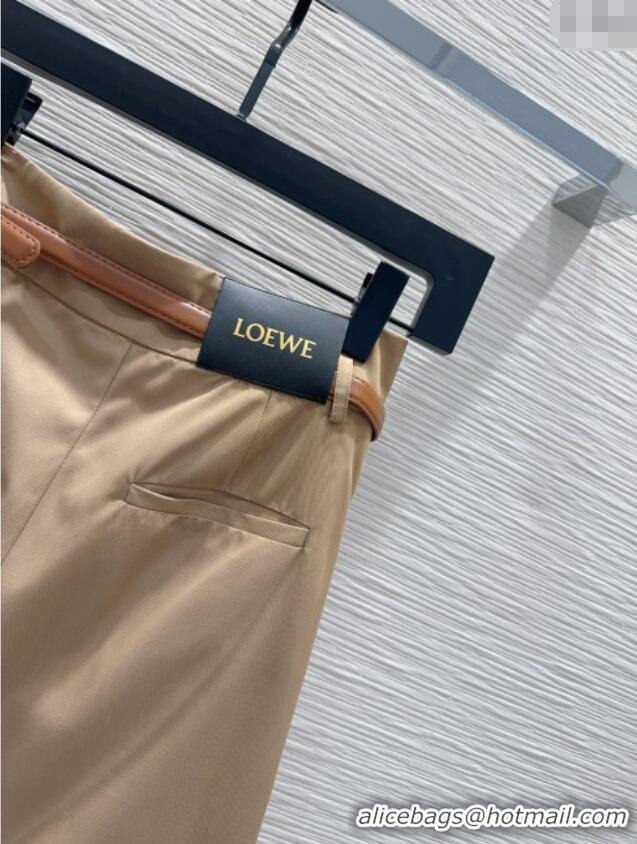 Reasonable Price Loewe Skirt CH090490 Khaki 2025