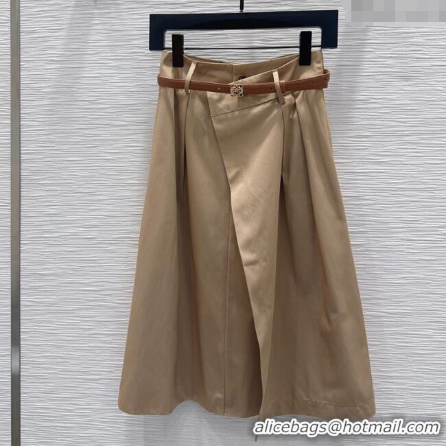Reasonable Price Loewe Skirt CH090490 Khaki 2025