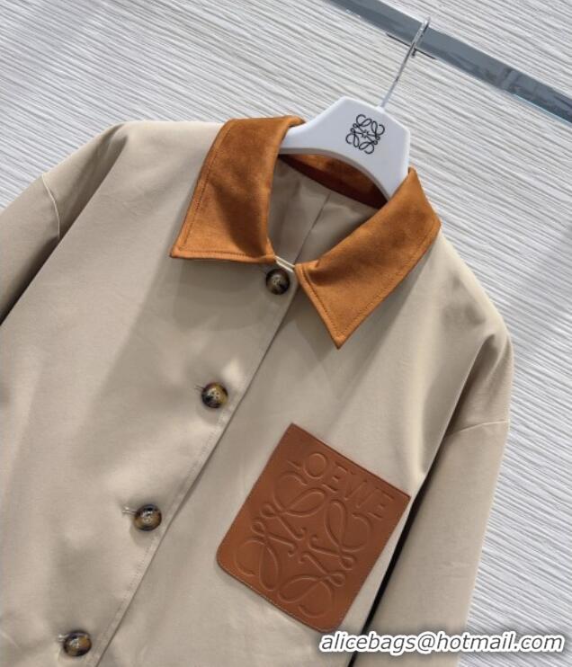 Super Quality Loewe Cotton Jacket LW101501 Beige 2025