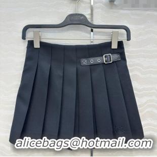 Unique Discount Loewe Mini Skirt LW110667 Black 2025