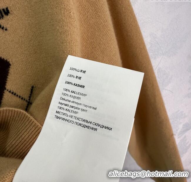 Trendy Design Miu Miu Cashmere Knit Sweater 0814 Camel 2025