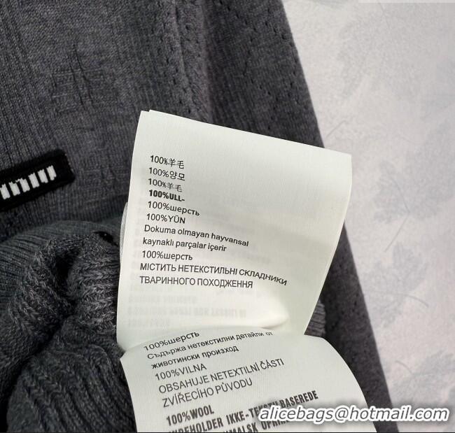 Reasonable Price Miu Miu Wool Knit Cardigan with Bloom 4004 Grey 2025