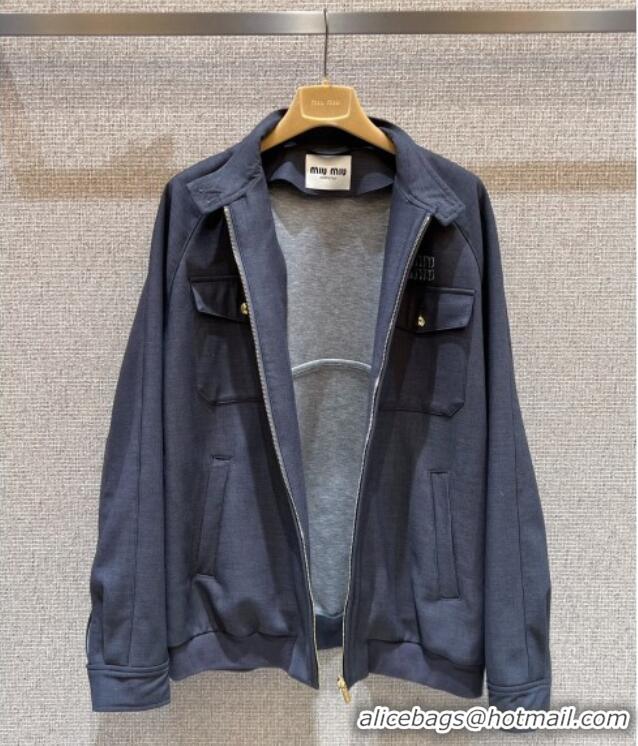 ​Best Price Miu Miu Jacket 0814 Dark Grey 2025
