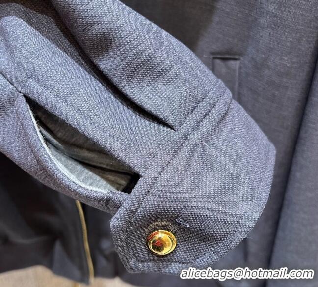 ​Best Price Miu Miu Jacket 0814 Dark Grey 2025