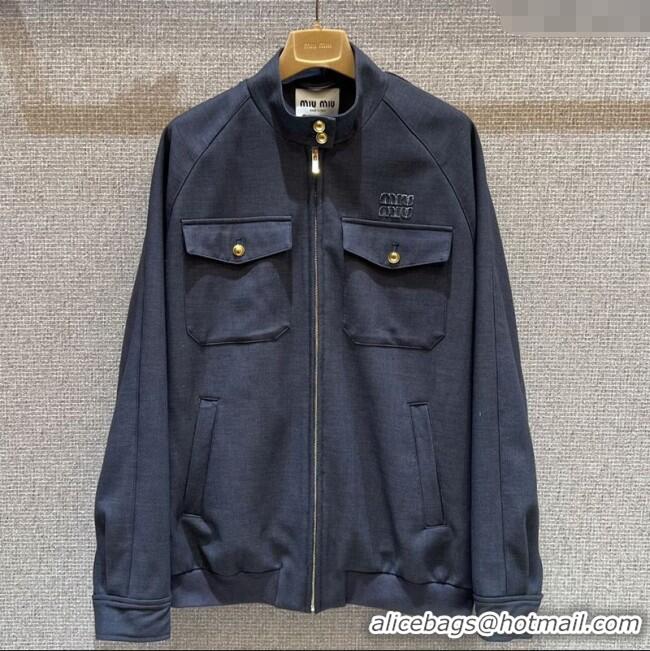 ​Best Price Miu Miu Jacket 0814 Dark Grey 2025
