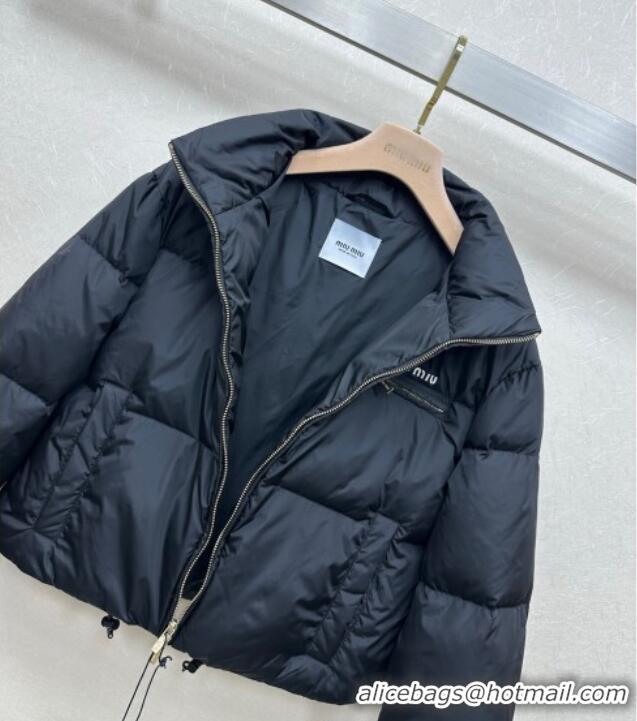 Luxury Discount Miu Miu Down Jacket 0814 Black 2025
