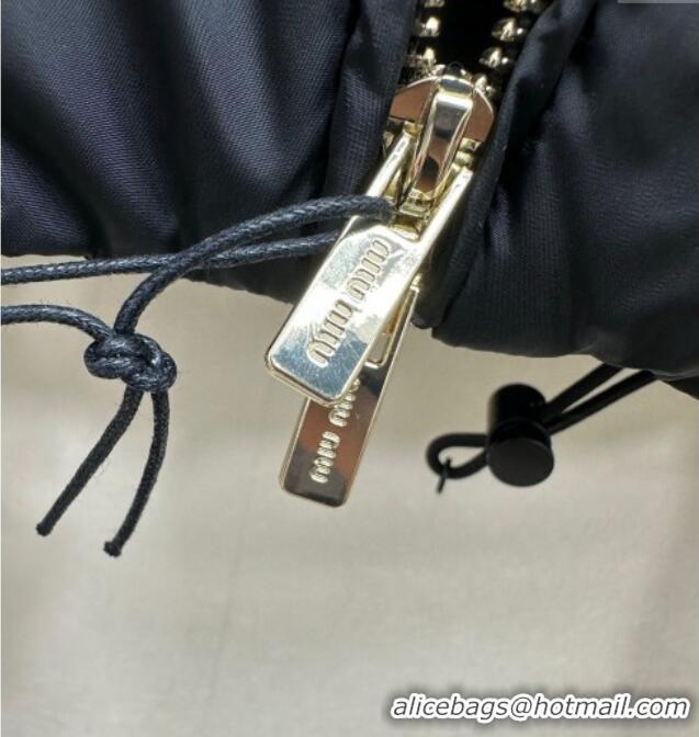 Luxury Discount Miu Miu Down Jacket 0814 Black 2025