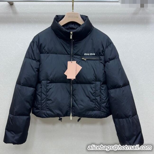 Luxury Discount Miu Miu Down Jacket 0814 Black 2025
