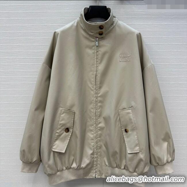 Well Crafted Miu Miu Wool Jacket 0814 Khaki 2025