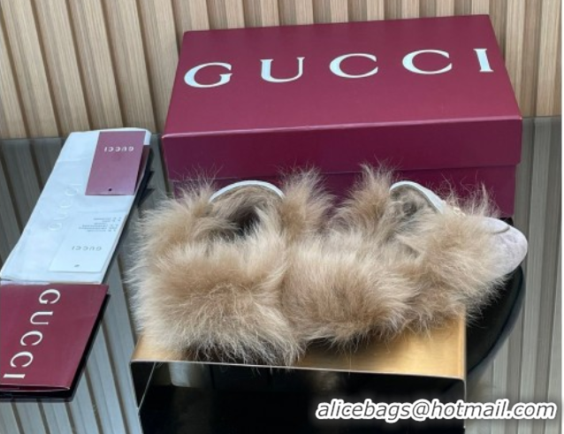 Purchase Gucci Jordaan GG Suede and Wool Flat Slipper with Horsebit Purple 2025 GG102003 1020058