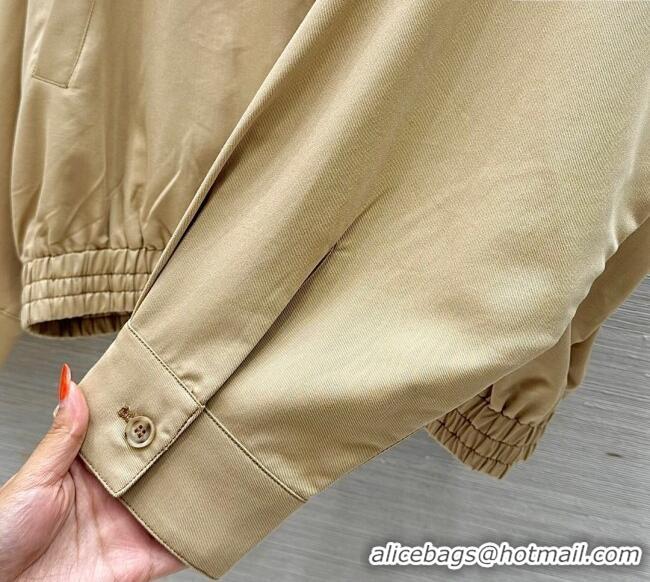 Super Quality Miu Miu Cotton Jacket 0814 Beige 2025