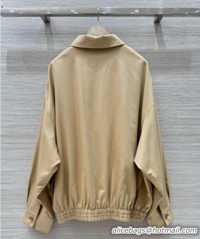 Super Quality Miu Miu Cotton Jacket 0814 Beige 2025